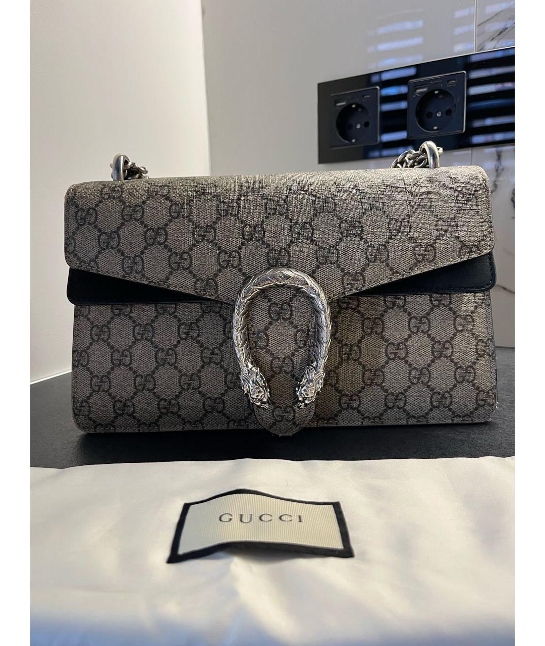 GUCCI Бежевая канва сумка через плечо, фото 9