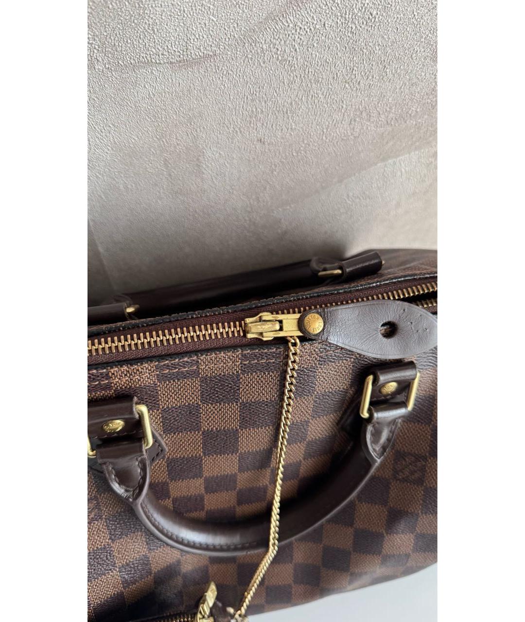 LOUIS VUITTON Коричневая канва сумка через плечо, фото 2
