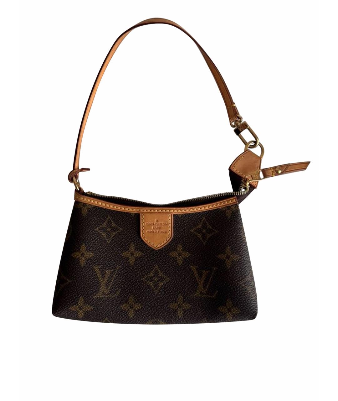 LOUIS VUITTON Коричневая канва сумка через плечо, фото 1