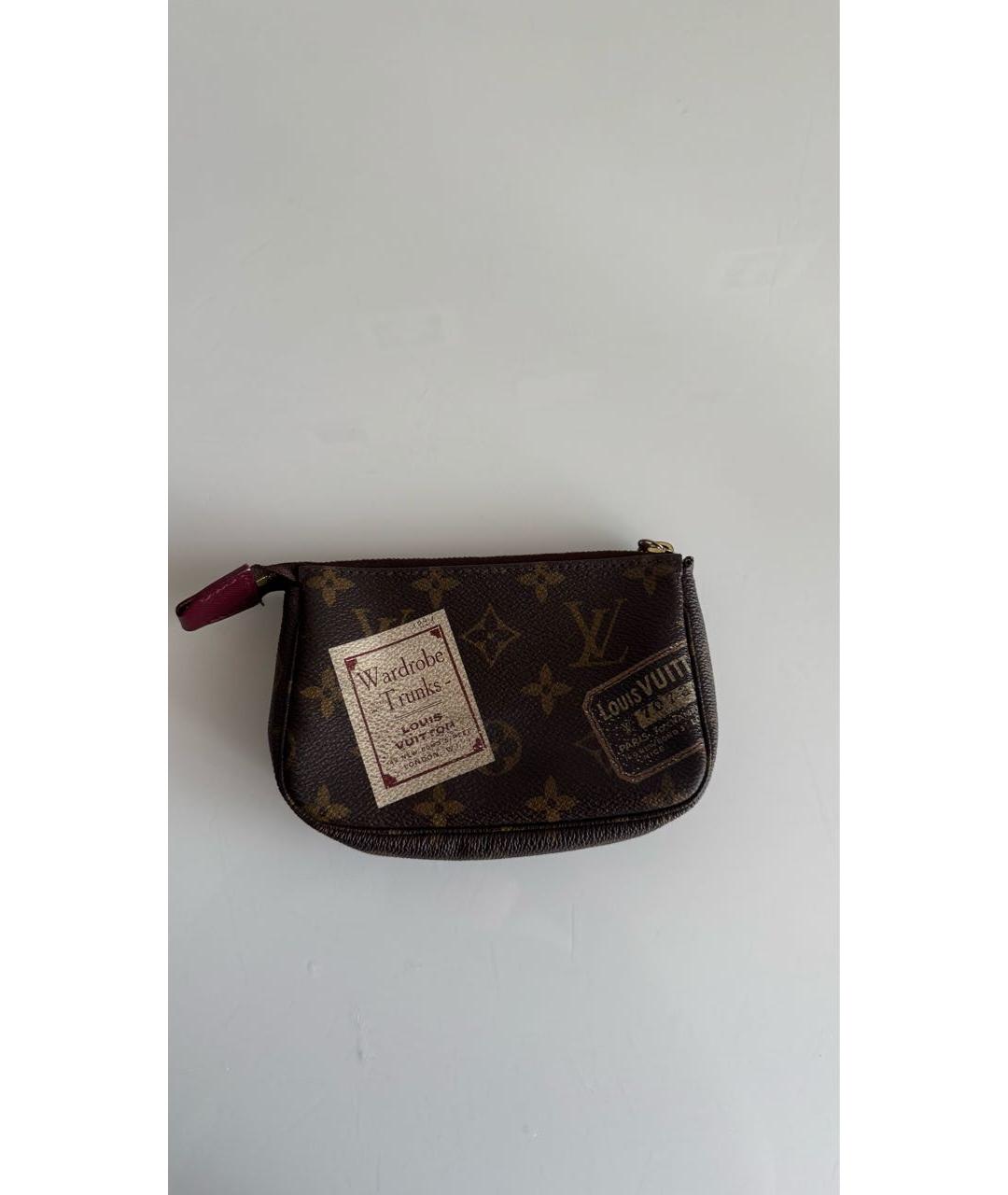 LOUIS VUITTON Коричневая канва сумка с короткими ручками, фото 2