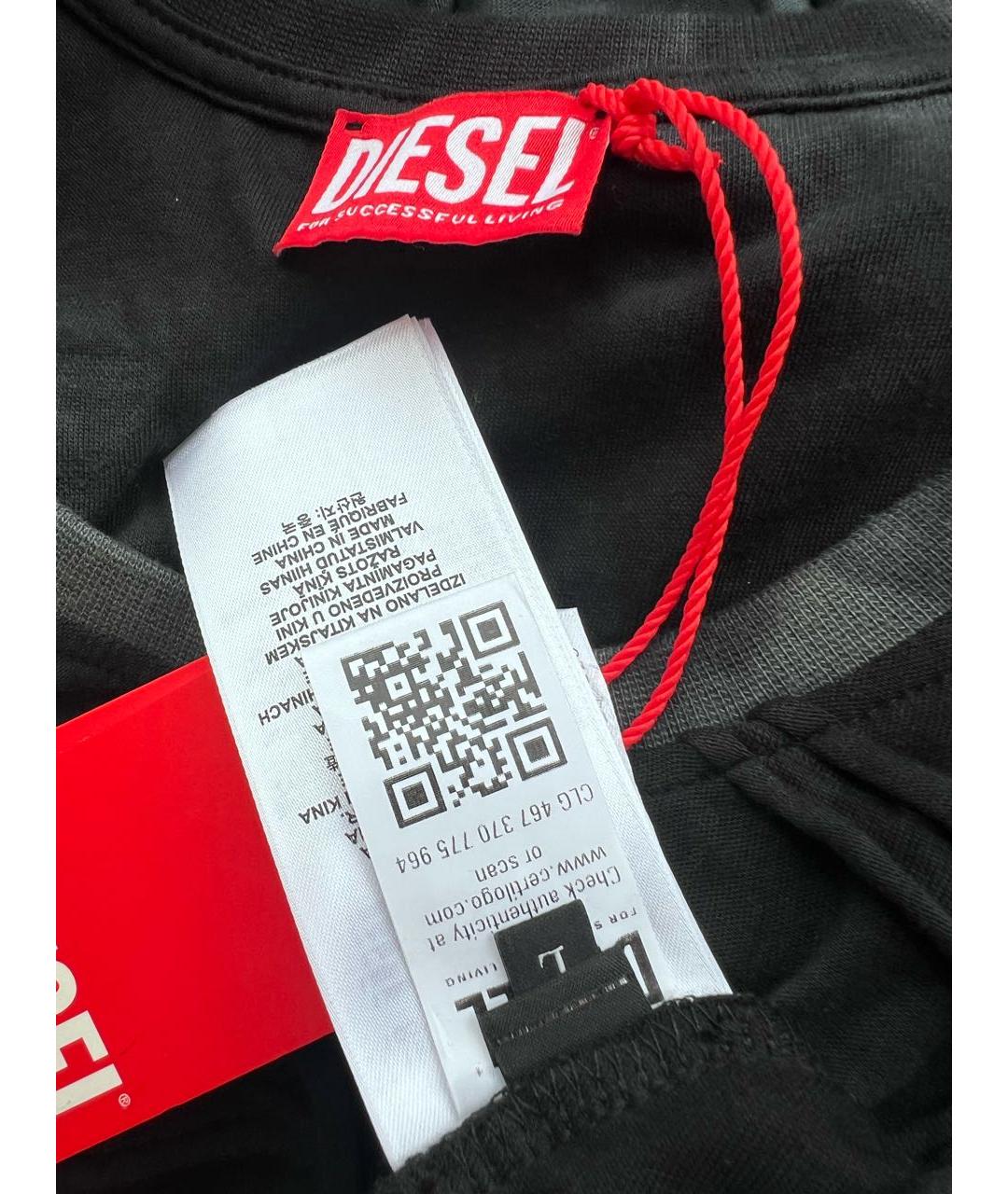 DIESEL Черное повседневное платье, фото 3