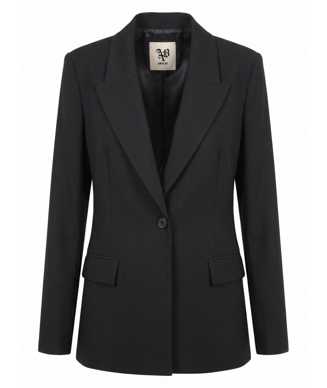 ANIYE BY Черный полиэстеровый жакет/пиджак, фото 1