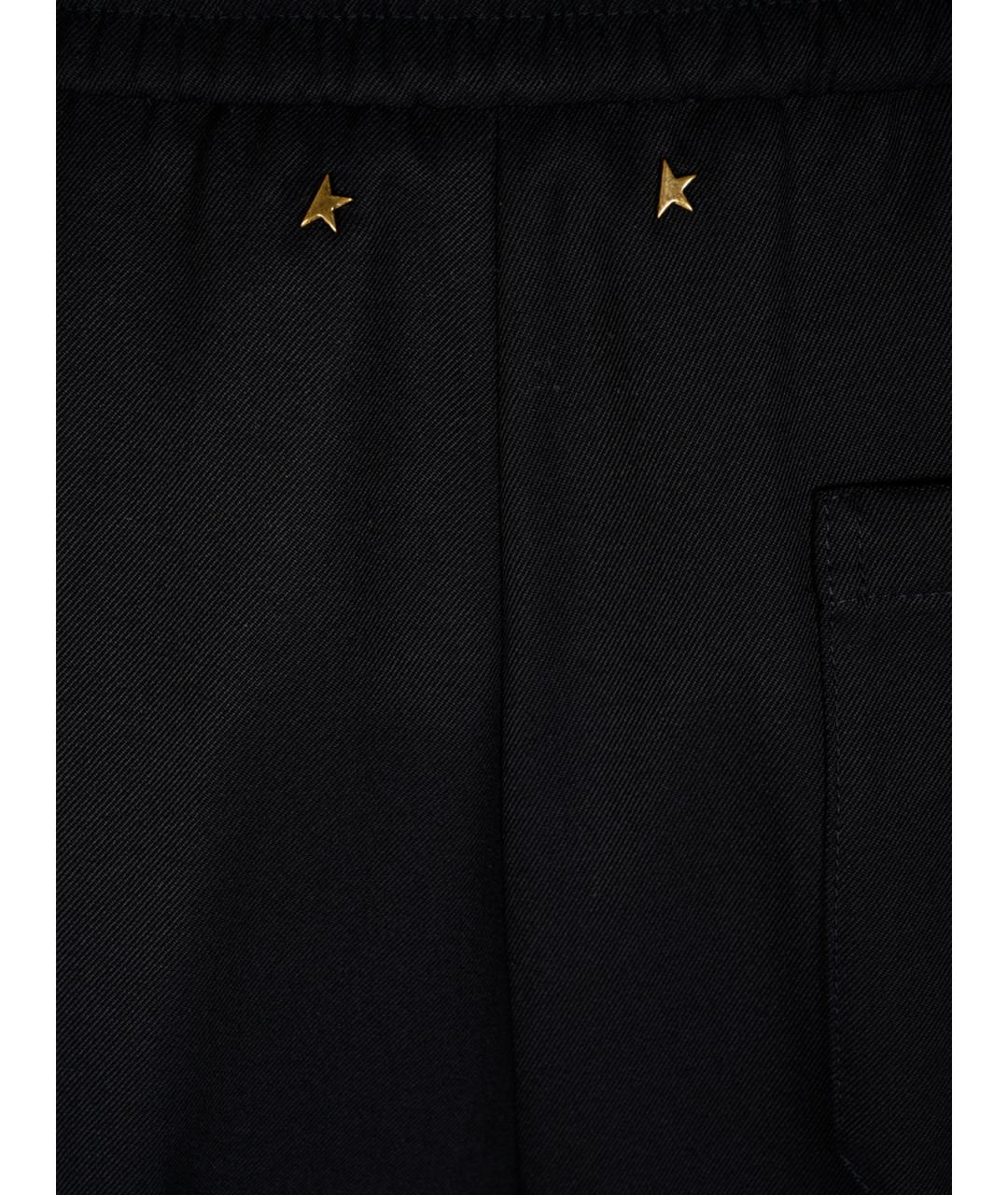 GOLDEN GOOSE Синие полиэстеровые повседневные брюки, фото 3
