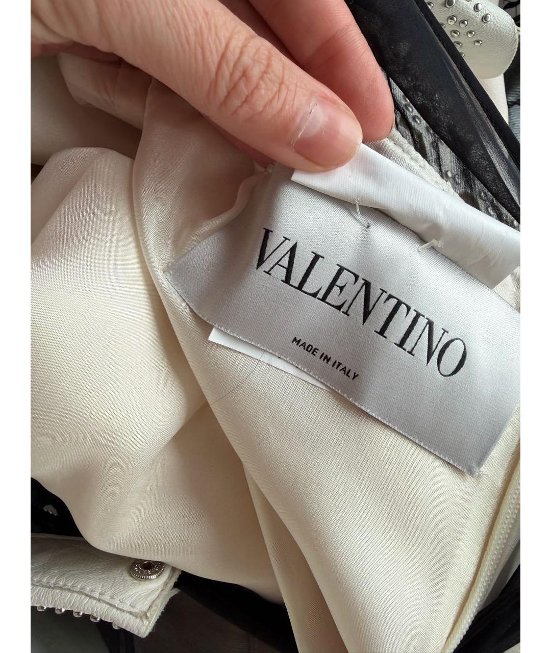 VALENTINO Бежевое шерстяное коктейльное платье, фото 3