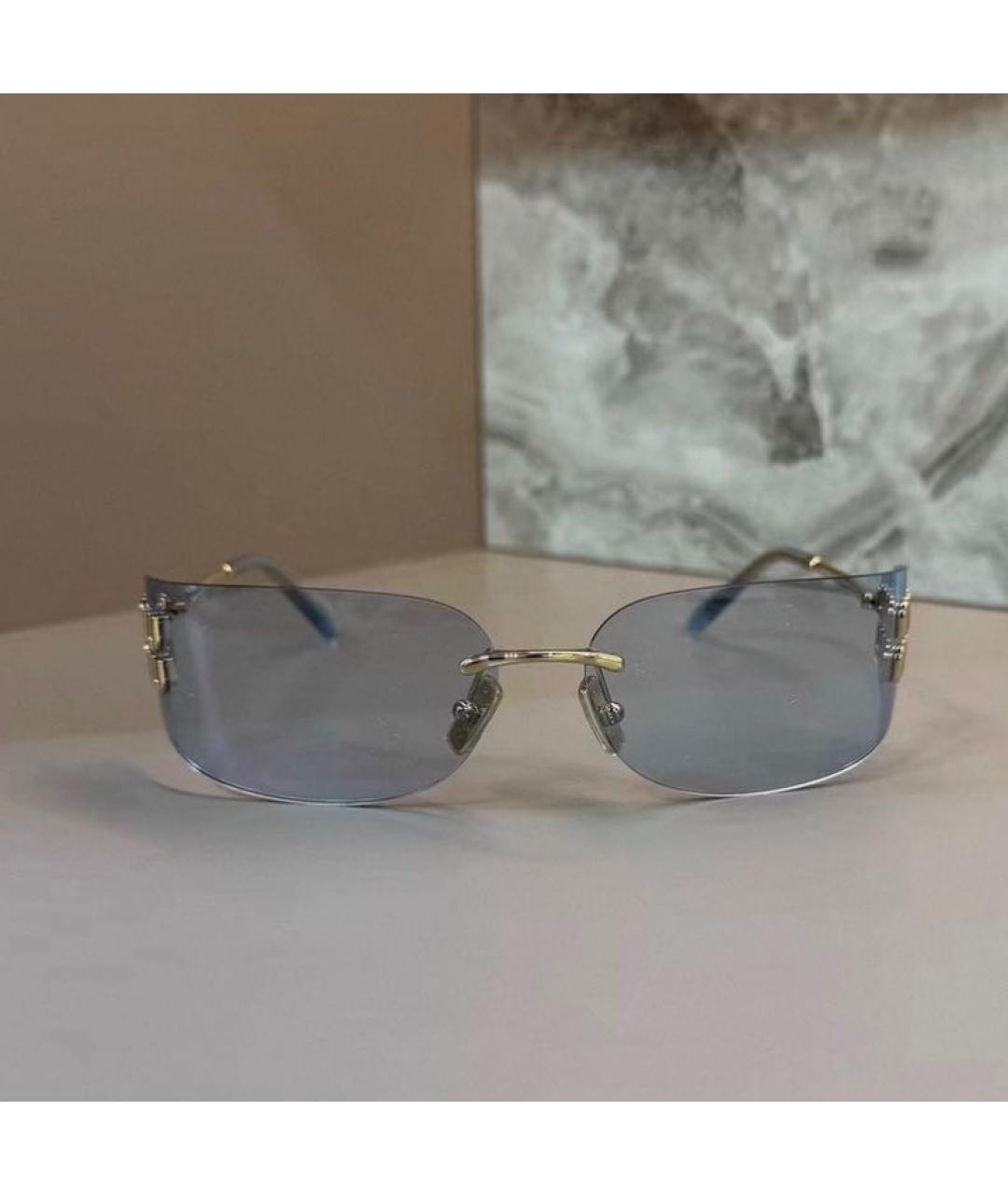 MIU MIU Голубые солнцезащитные очки, фото 3