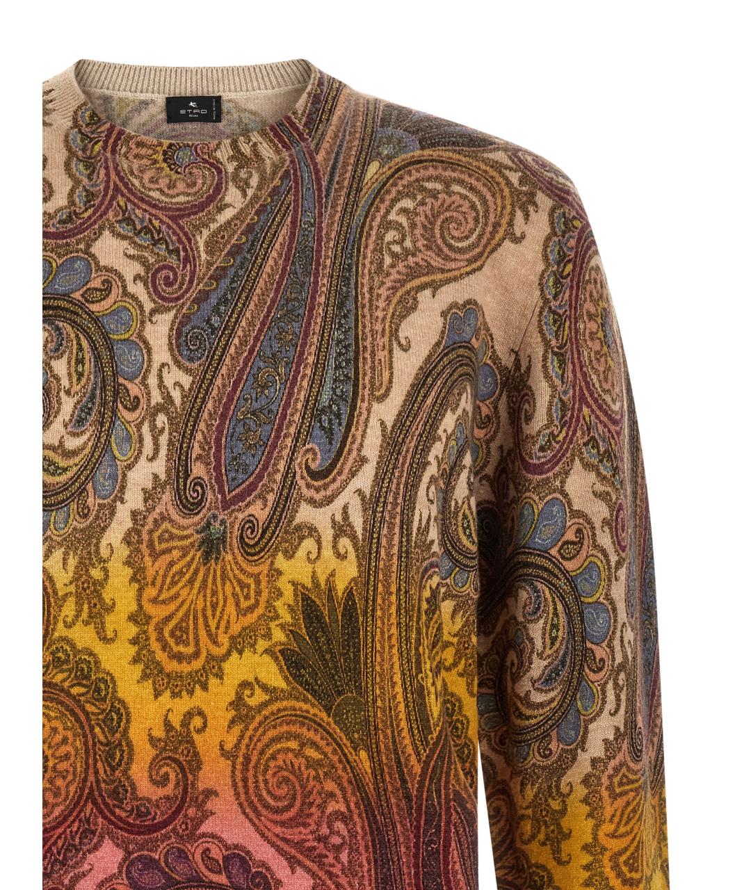 ETRO Мульти шерстяной джемпер / свитер, фото 3
