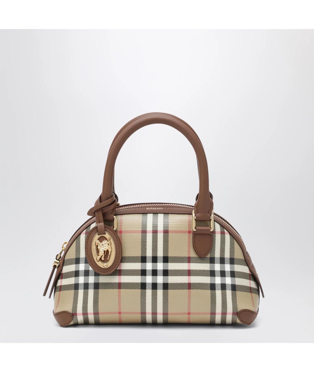 BURBERRY Бежевая канва сумка тоут, фото 3