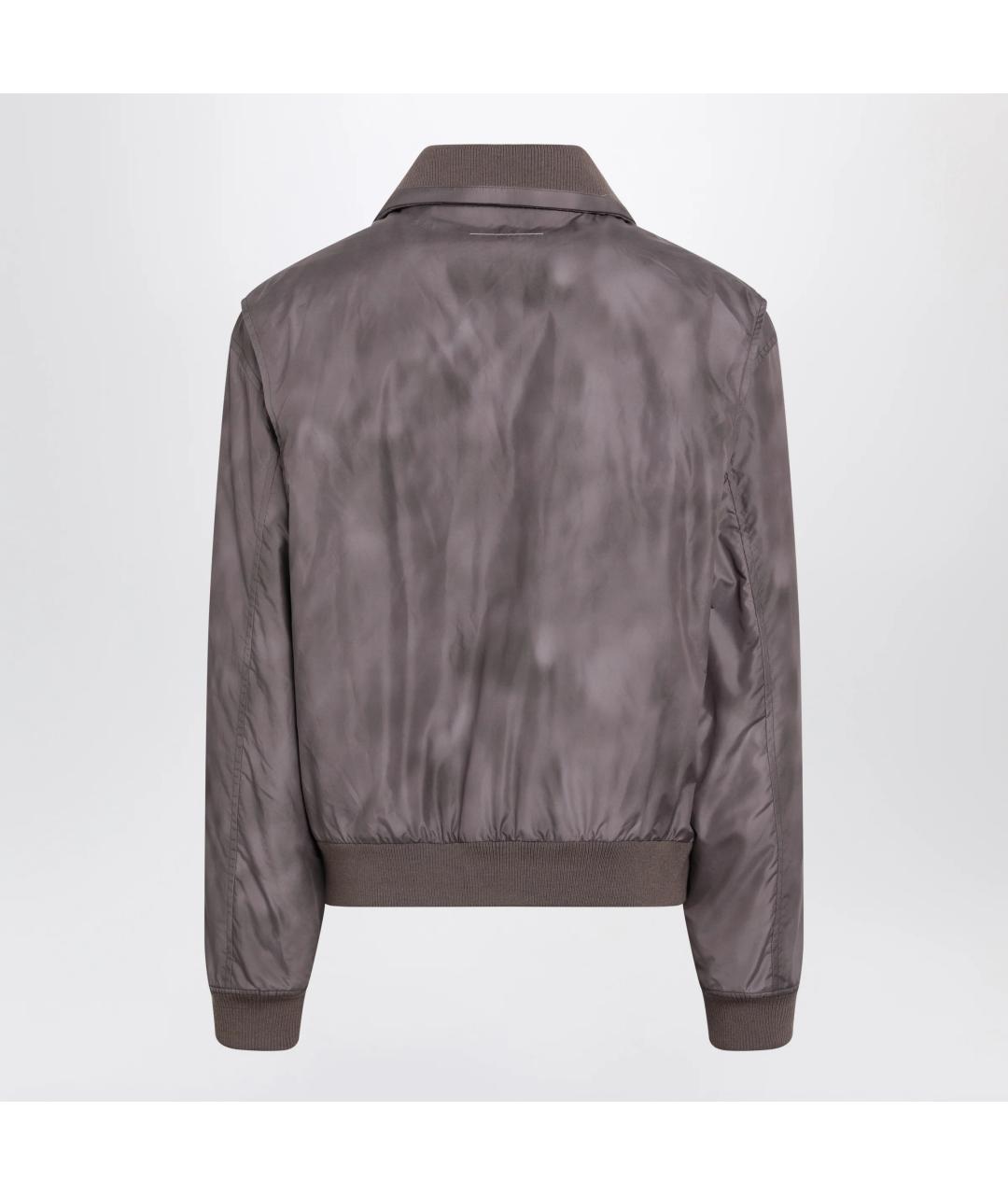 MM6 MAISON MARGIELA Коричневая полиэстеровая куртка, фото 2