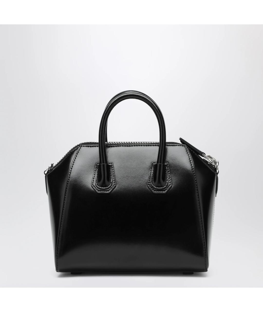 GIVENCHY Черная кожаная сумка тоут, фото 2
