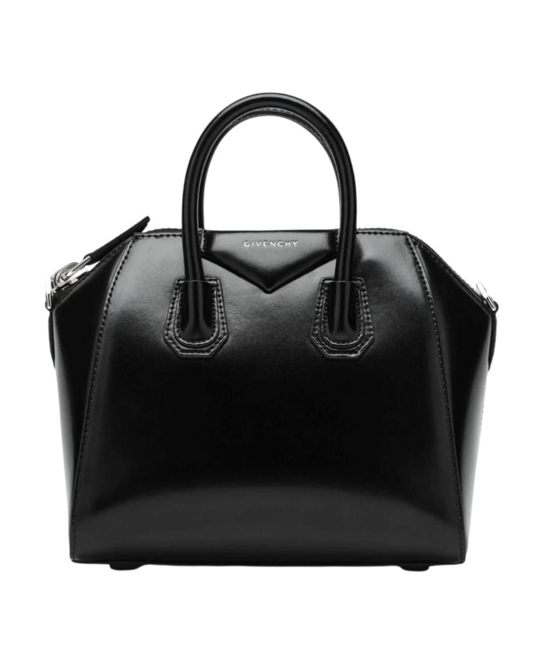 GIVENCHY Черная кожаная сумка тоут, фото 1