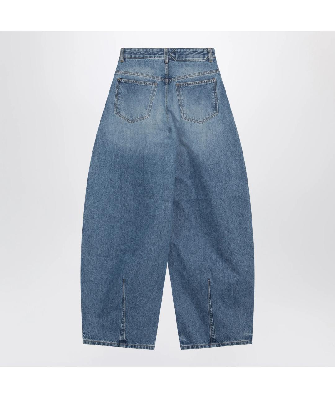 JACQUEMUS Синие хлопковые прямые джинсы, фото 2