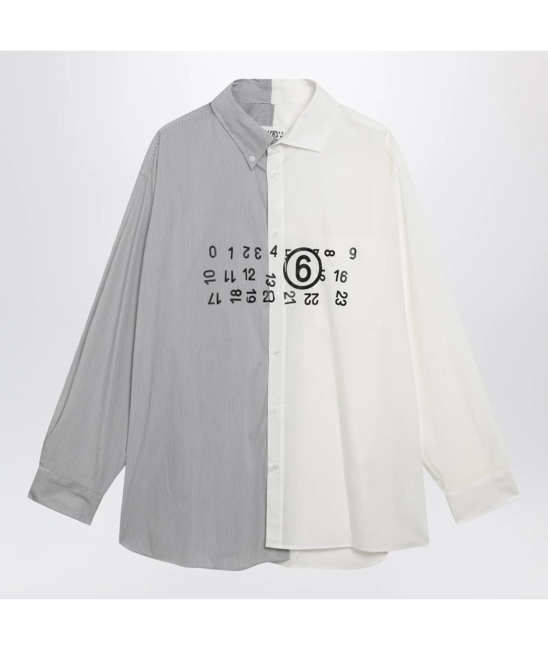 MM6 MAISON MARGIELA Мульти хлопковая кэжуал рубашка, фото 3