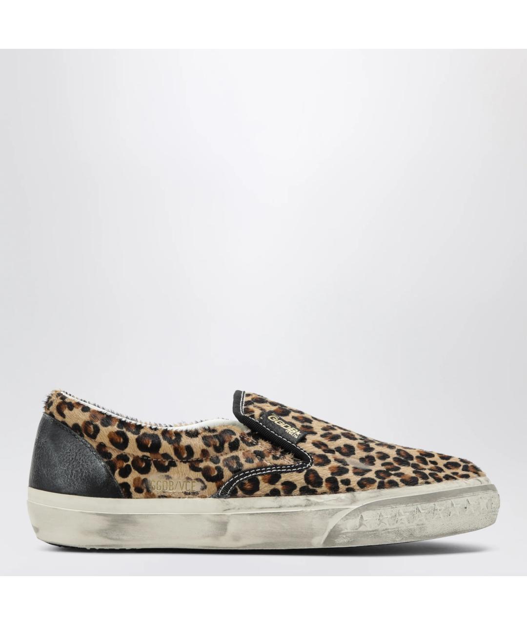 GOLDEN GOOSE Мульти кожаные слипоны, фото 3
