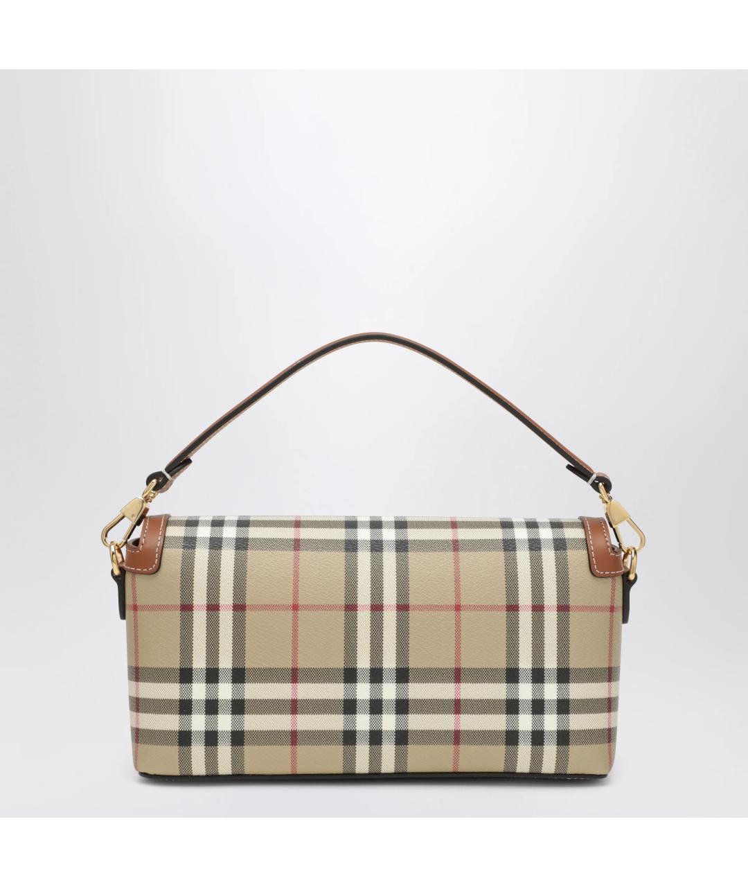 BURBERRY Бежевая канва сумка через плечо, фото 2
