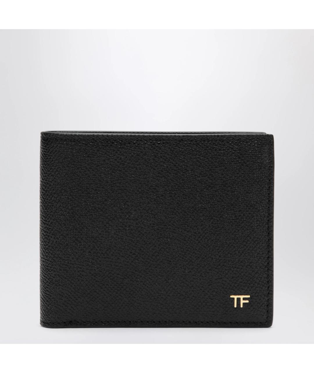 TOM FORD Черный кожаный кошелек, фото 3
