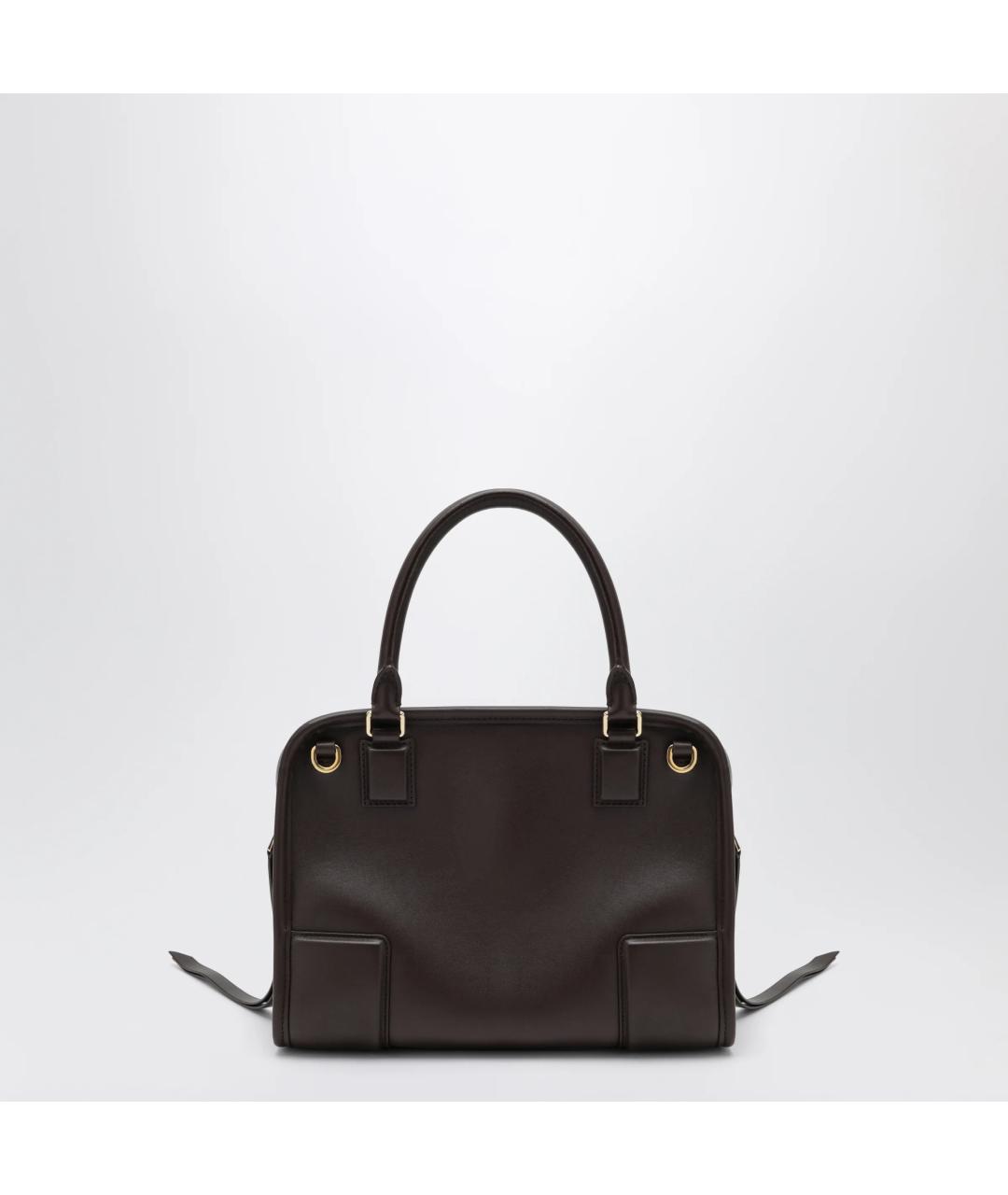 LOEWE Коричневая кожаная сумка тоут, фото 2