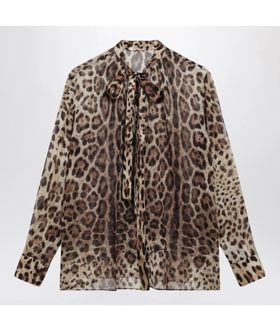 DOLCE&GABBANA Мульти шелковая блузы, фото 3