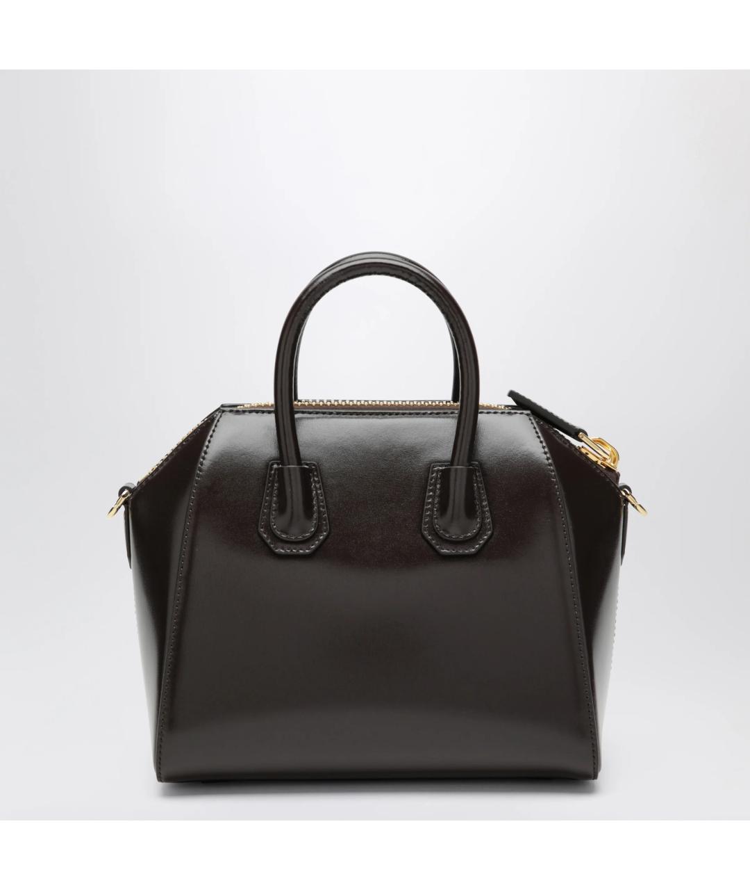 GIVENCHY Коричневая кожаная сумка тоут, фото 2