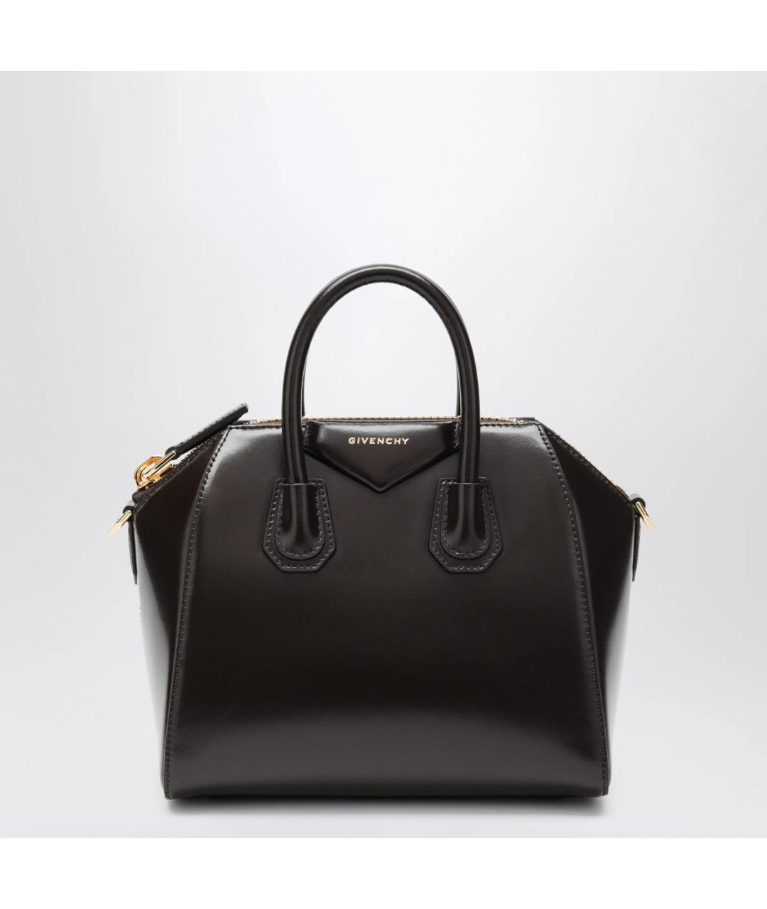 GIVENCHY Коричневая кожаная сумка тоут, фото 3