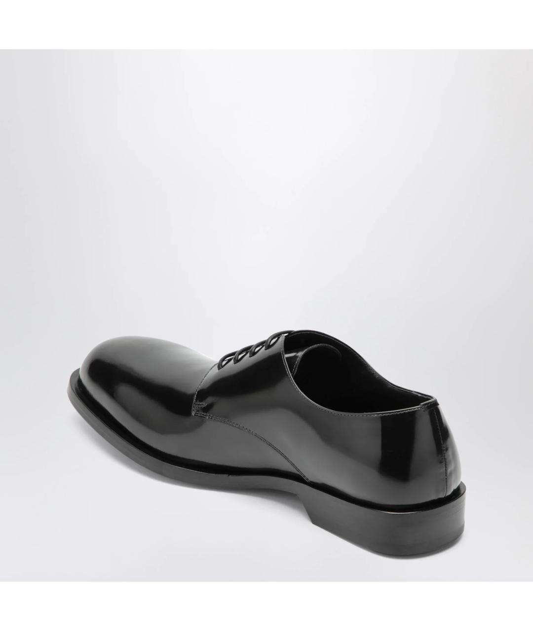 LOEWE Черные кожаные туфли, фото 2