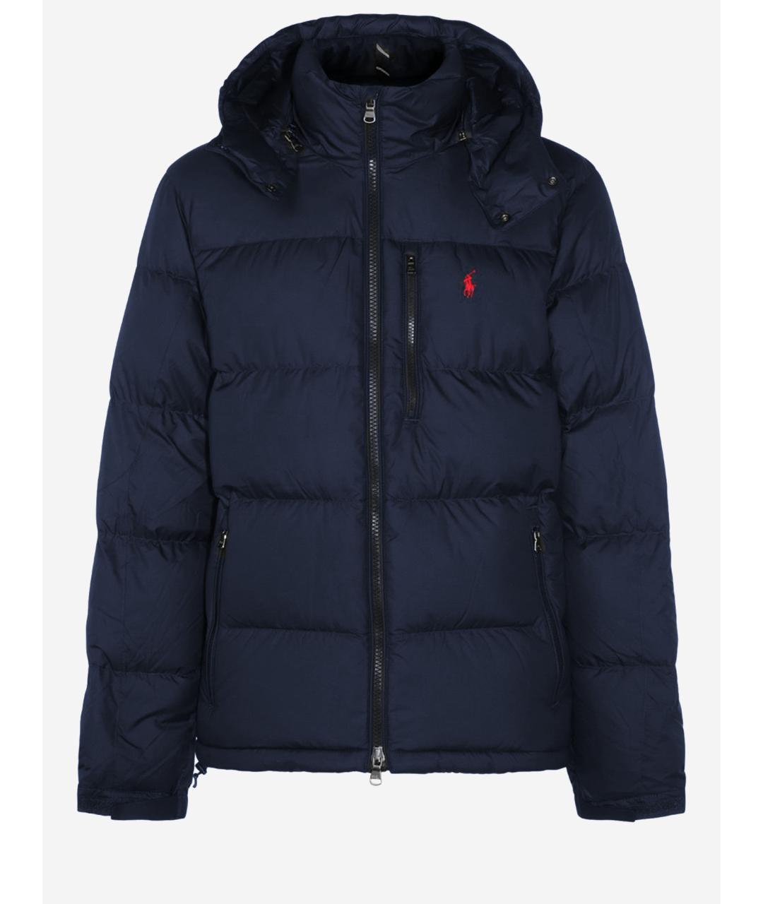 POLO RALPH LAUREN Синяя полиамидовая куртка, фото 1