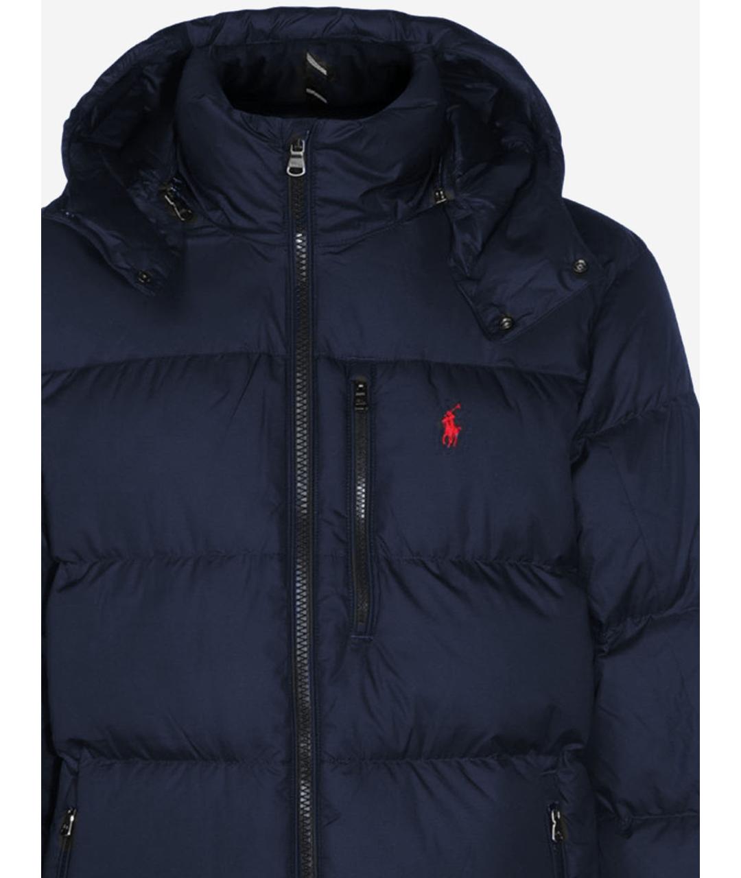 POLO RALPH LAUREN Синяя полиамидовая куртка, фото 3