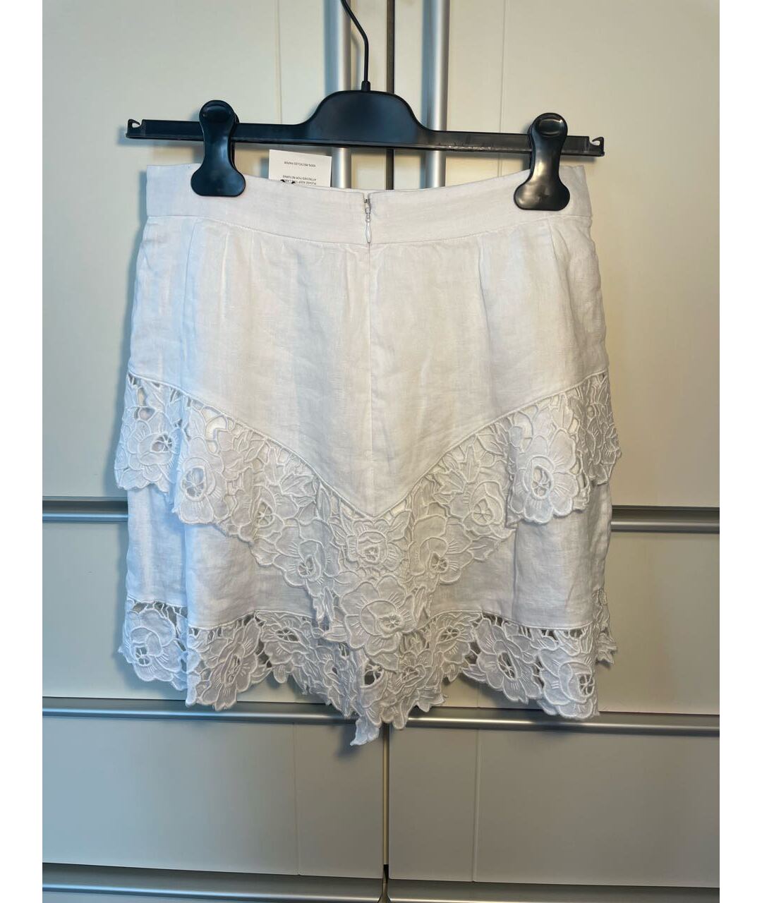 ISABEL MARANT Белая хлопковая юбка мини, фото 2