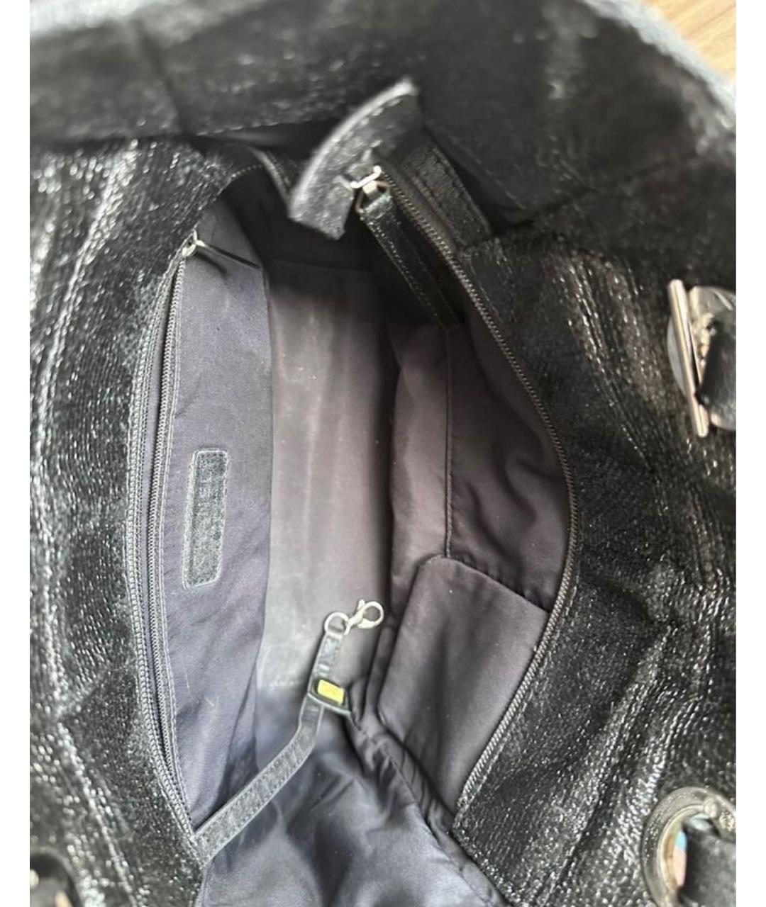 CHANEL Черная сумка тоут, фото 8