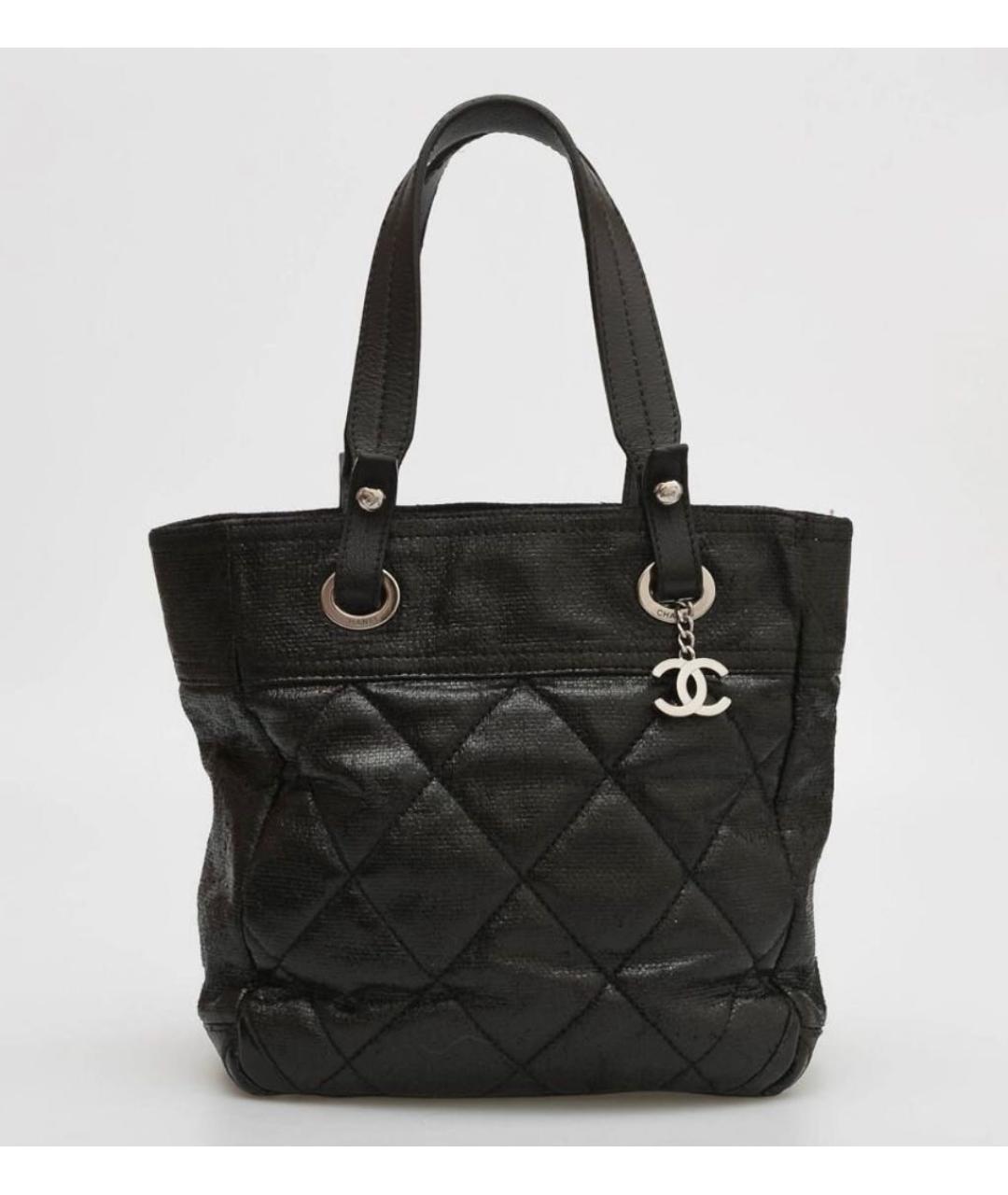 CHANEL Черная сумка тоут, фото 9
