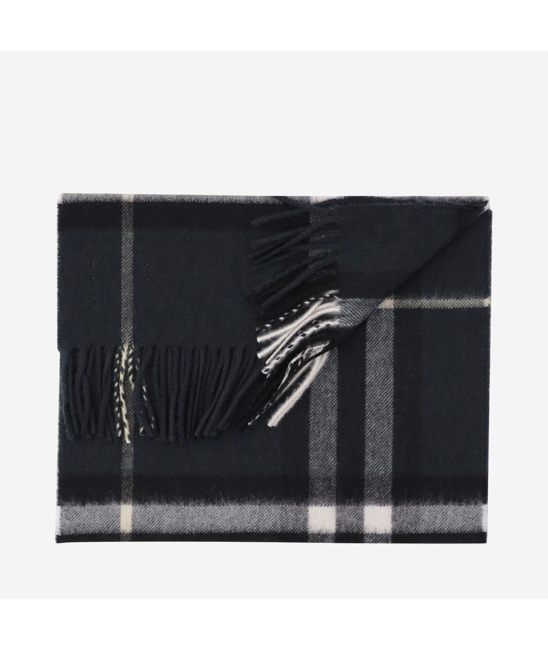 BURBERRY Зеленый кашемировый шарф, фото 3