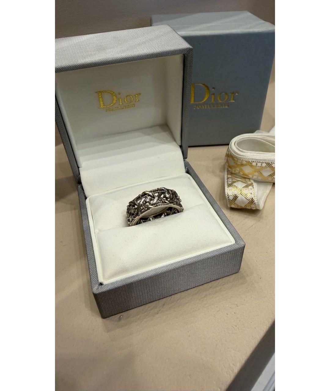 CHRISTIAN DIOR Серебряное кольцо из белого золота, фото 3