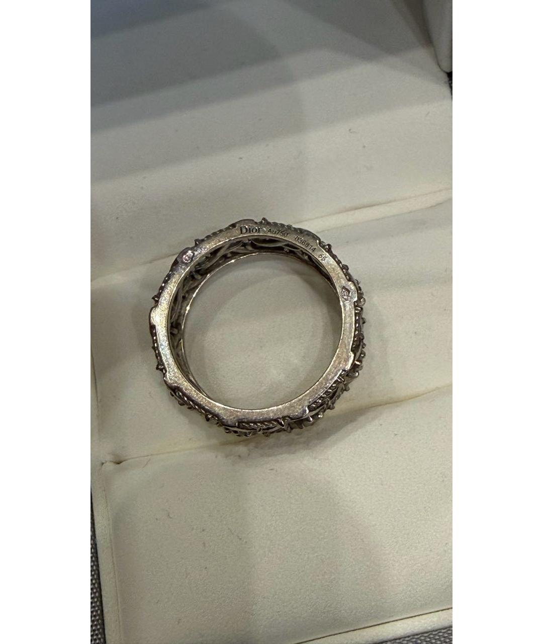 CHRISTIAN DIOR Серебряное кольцо из белого золота, фото 4
