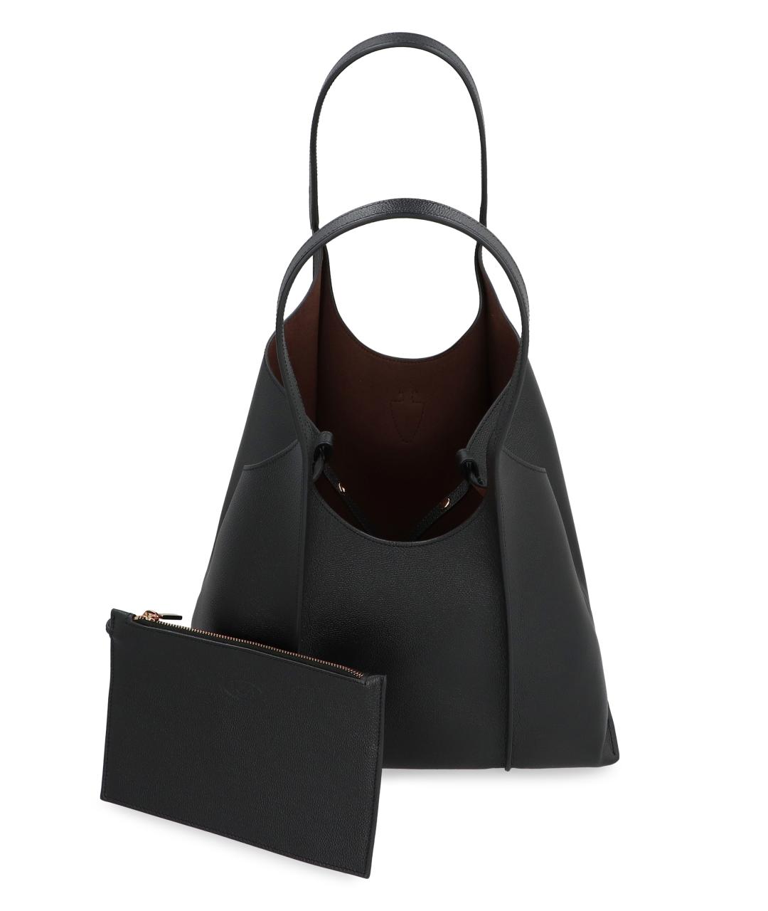 TOD'S Синяя кожаная сумка тоут, фото 4