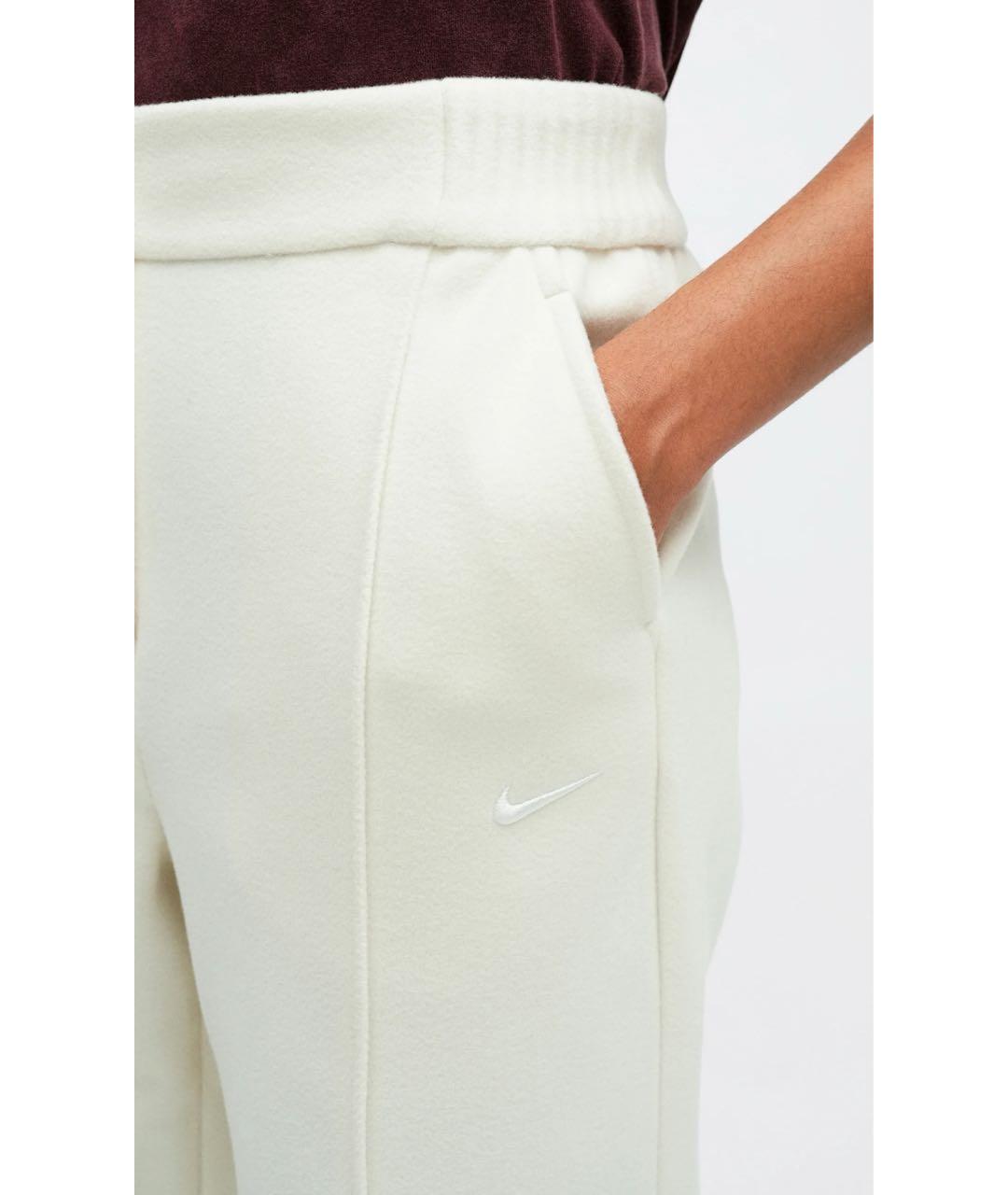 NIKE Бежевые брюки широкие, фото 3