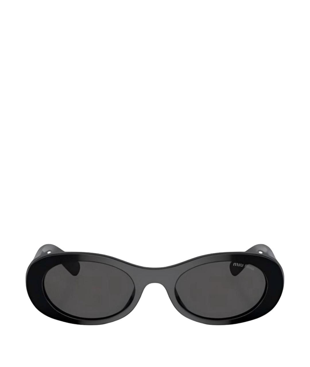 MIU MIU Черные солнцезащитные очки, фото 1