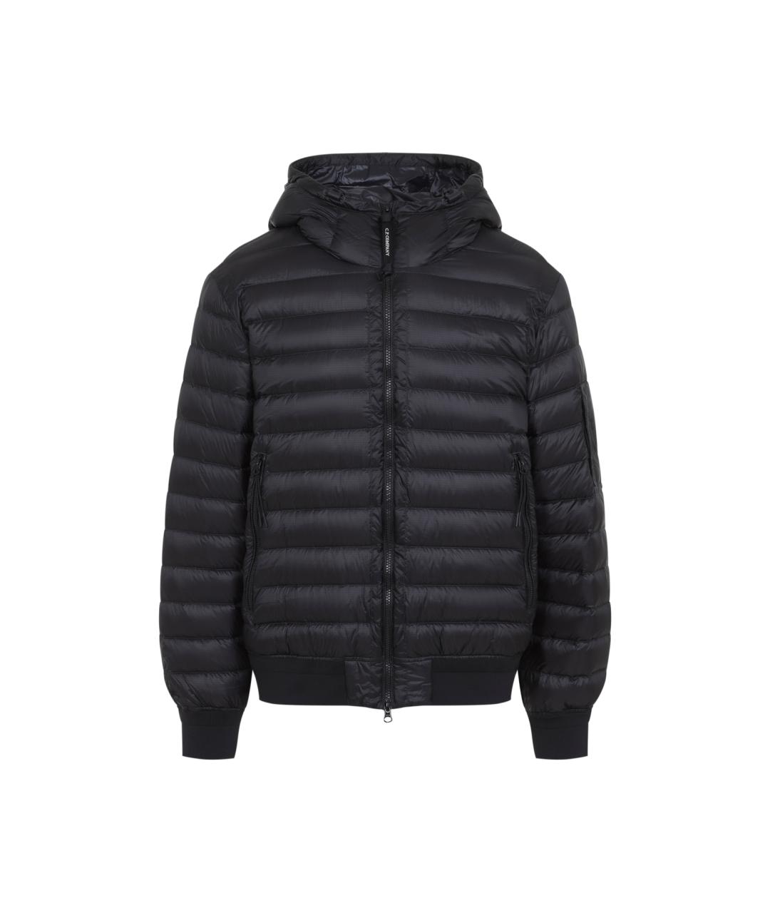 CP COMPANY Черная полиамидовая куртка, фото 1