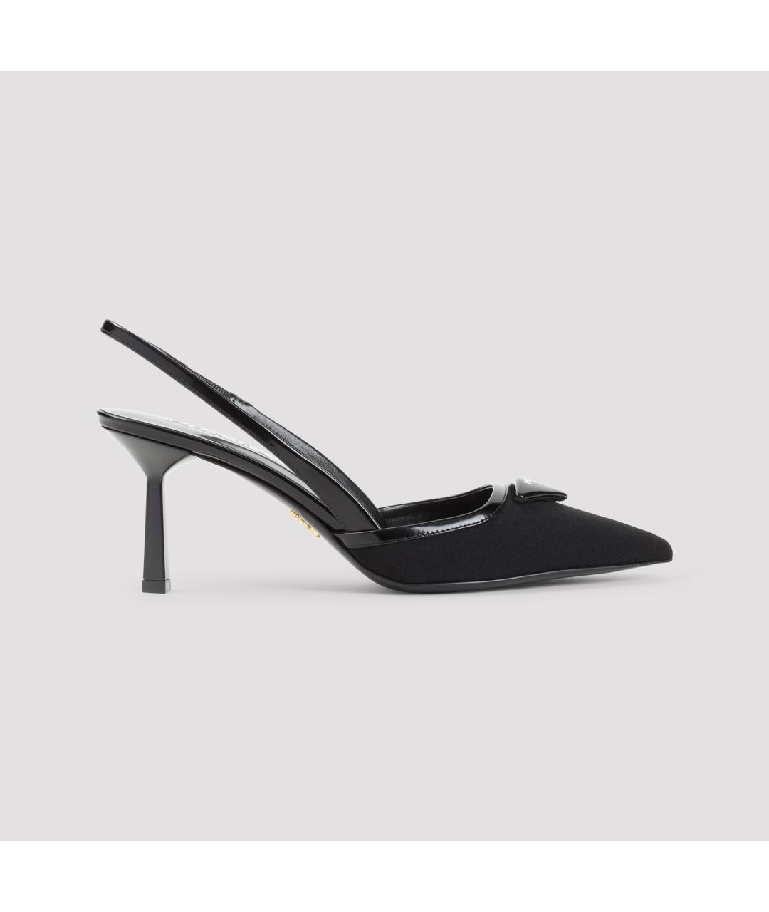 PRADA Черные текстильные туфли, фото 2