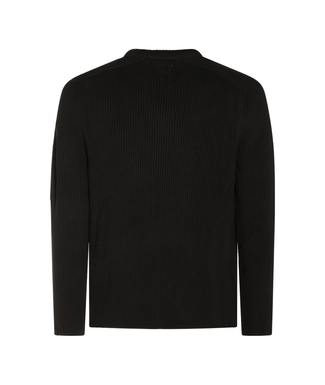 CP COMPANY Черный хлопковый джемпер / свитер, фото 3