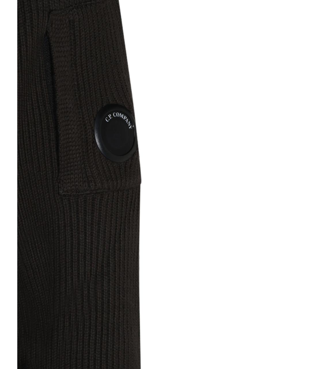 CP COMPANY Черный хлопковый джемпер / свитер, фото 2