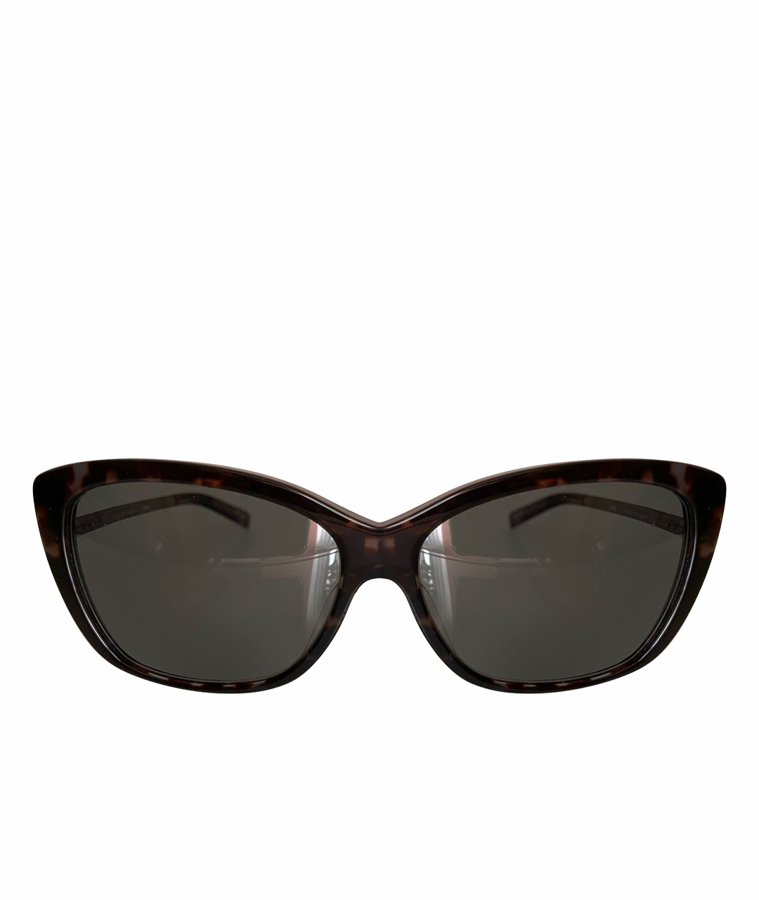 JIL SANDER Коричневые пластиковые солнцезащитные очки, фото 1