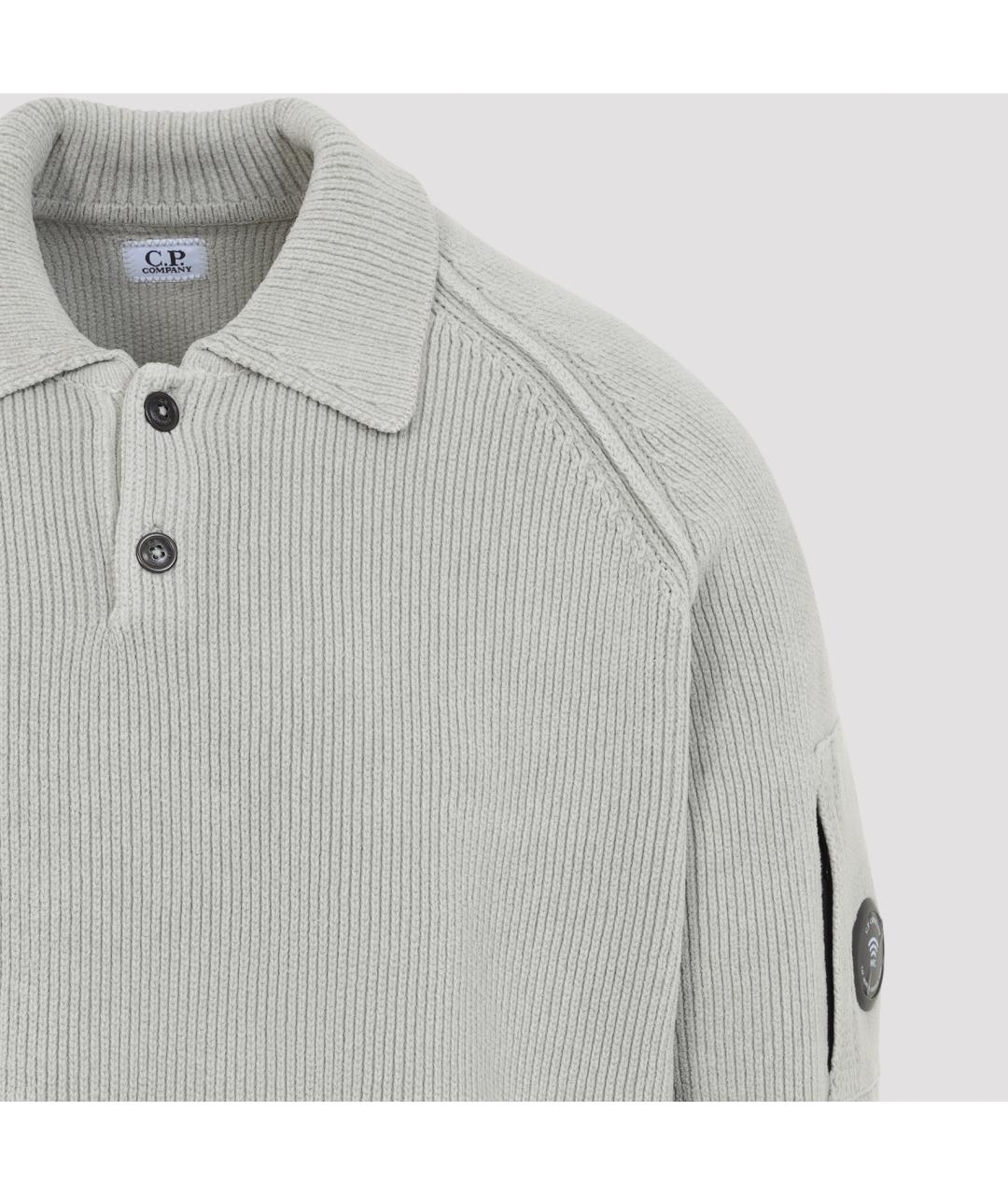 CP COMPANY Серый хлопковый джемпер / свитер, фото 3