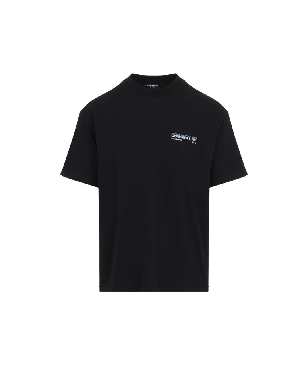 CARHARTT WIP Черная хлопковая футболка, фото 1