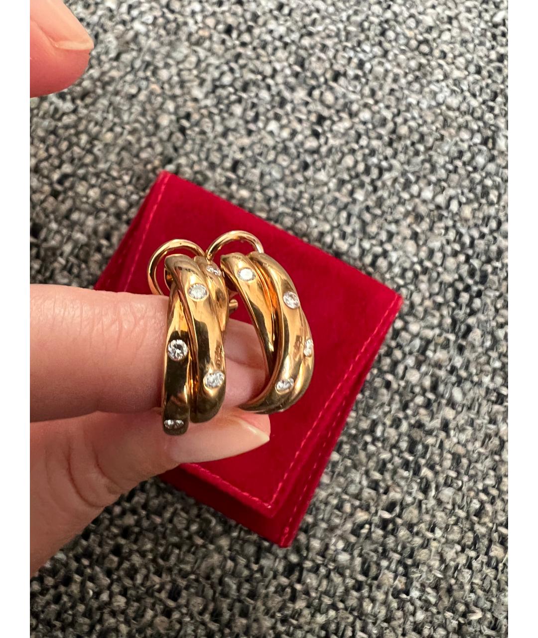 CARTIER Золотые серьги из желтого золота, фото 5