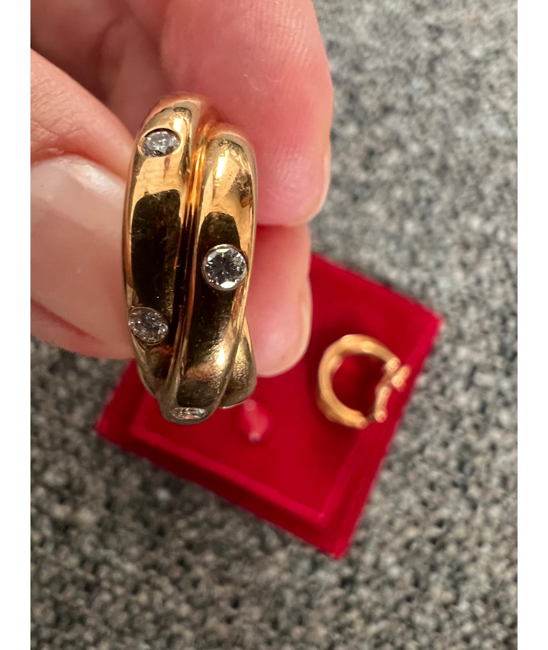 CARTIER Золотые серьги из желтого золота, фото 3