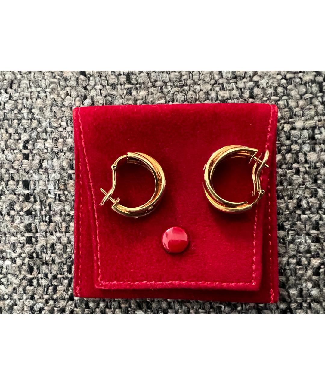CARTIER Золотые серьги из желтого золота, фото 2