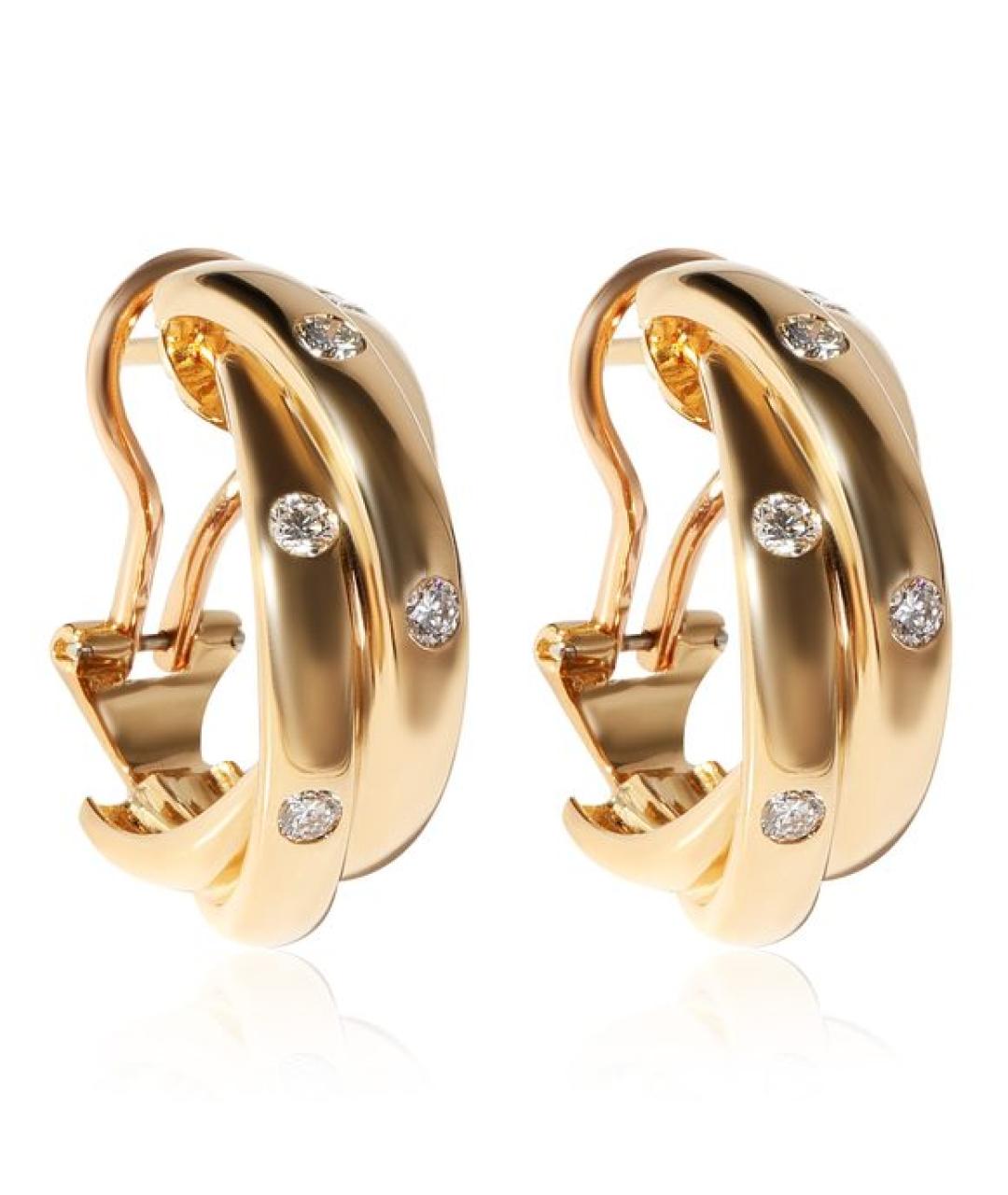 CARTIER Золотые серьги из желтого золота, фото 6