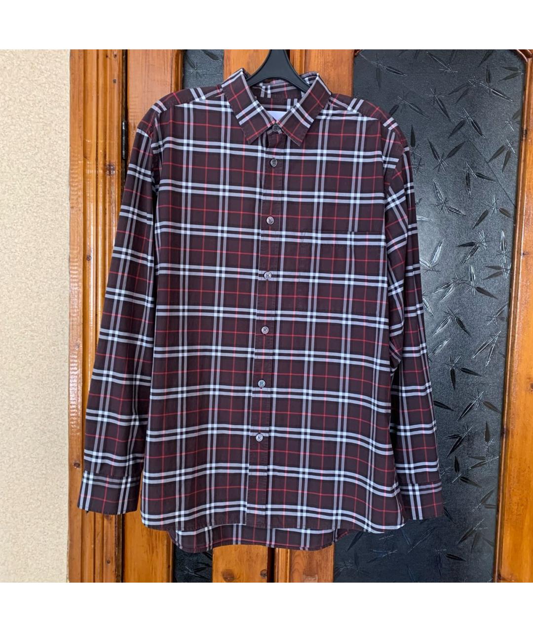 BURBERRY Мульти хлопковая рубашка, фото 7