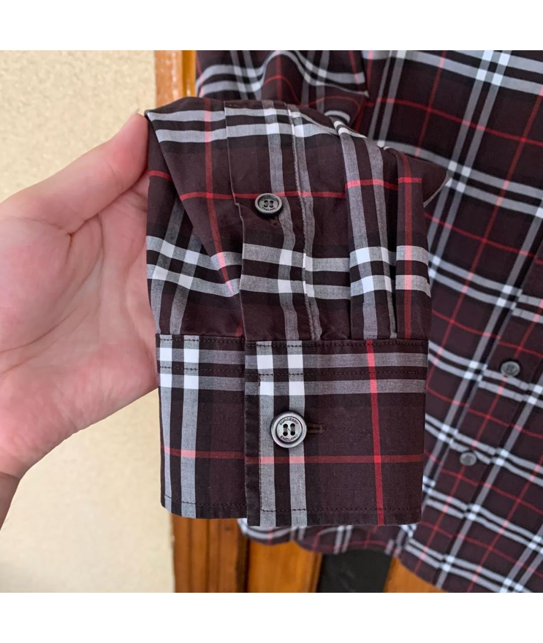 BURBERRY Мульти хлопковая рубашка, фото 4