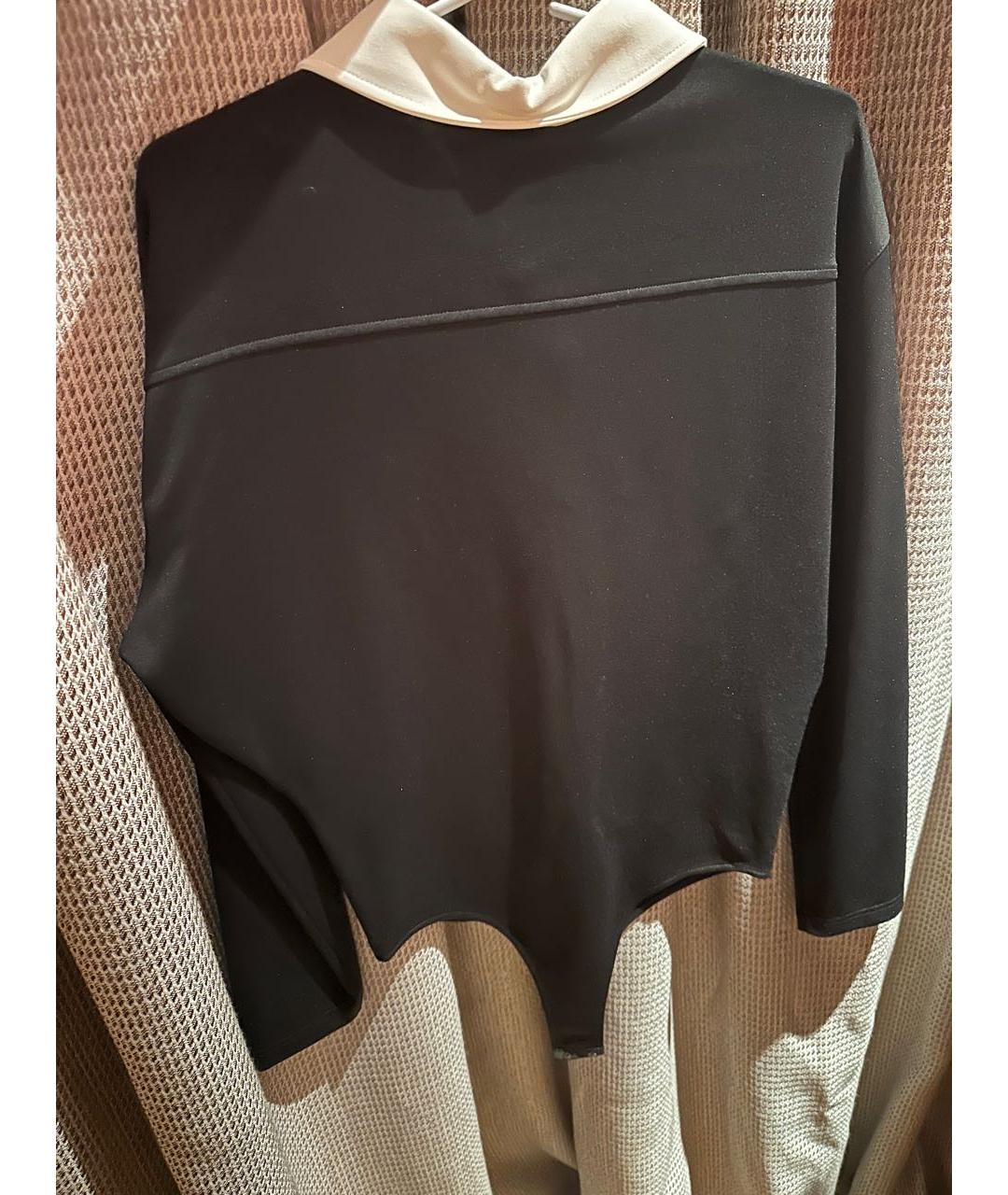 COURREGES Черная вискозная блузы, фото 3