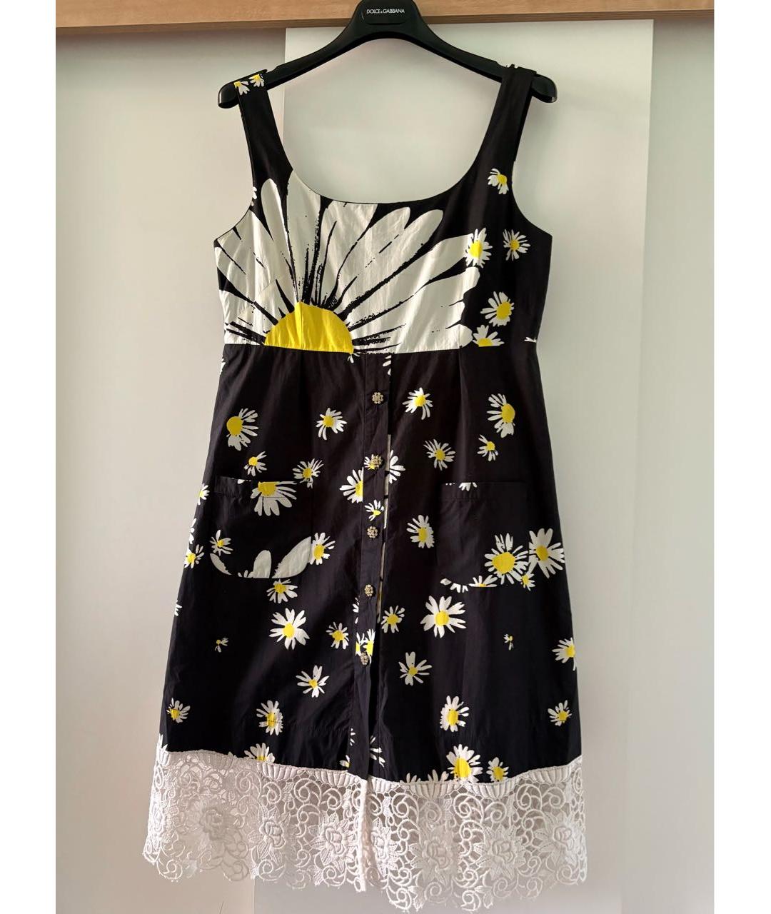 DOLCE&GABBANA Черный сарафан, фото 5
